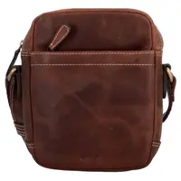 Pánska kožená taška cez rameno Diviley Kontis - koňak