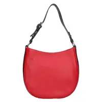 Dámska kožená kabelka Gianní Conti Amanda - červeno-černá