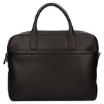 Kožená taška na notebook Katana Talin - tmavě hnědá