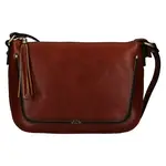 Kožená dámská crosbody kabelka Katana Rena - tmavě hnědá