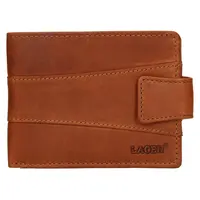 Pánská kožená peněženka Lagen Kevins - hnědá