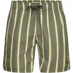 BLEND BHRICK VERTICAL STRP SWIM Pánské koupací kraťasy, khaki, velikost 4XL