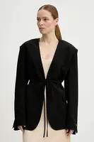 Sako Herskind Indiana černá barva, oversize, 5554190