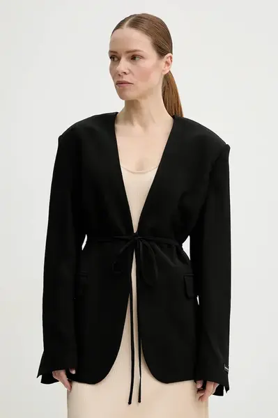 Sako Herskind Indiana černá barva, oversize, 5554190