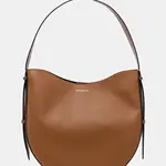 Kožená kabelka Victoria Beckham hnědá barva, B125AAC006325A