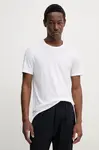 Oboustranné bavlněné tričko FROM FUTURE bílá barva, MTS00225