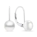 Brilio Silver Stříbrné perlové náušnice EA412W_EA413W 0,9 cm
