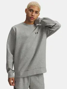 Under Armour Mikina UA Unstoppable Flc Crew-GRY - Pánské