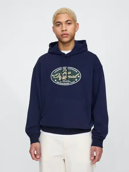 GAP Oversize mikina s logem - Pánské