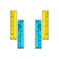 Preciosa Elegantní ocelové náušnice Desire s českým křišťálem Preciosa 7424 70