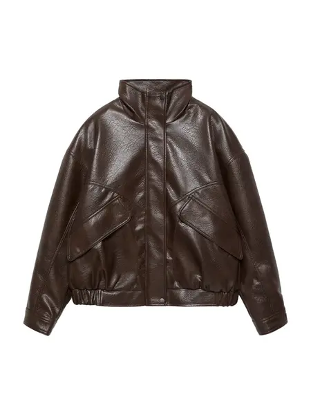 Pull&Bear Prechodná bunda  čokoládová