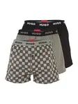 HUGO Boxerky  nebielená / kaki / čierna