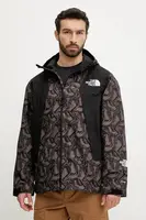 Bunda The North Face TNF X NSE hnědá barva, přechodná, oversize, NF0A8C6ZAC91