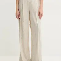 Kalhoty s příměsí lnu Fracomina