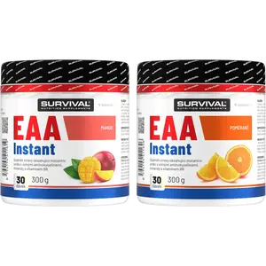 Survival EAA Instant AKCE 1+1 300 g mango + 300 g pomeranč