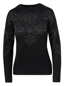 KOROSHI Sveter  čierna / strieborná