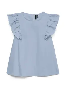 VERO MODA Blúzka 'VMRITA'  modrosivá