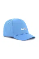 Dětská bavlněná kšiltovka BOSS modrá barva, J51693