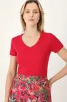 Bavlněné tričko Medicine dámské, červená barva