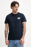 Bavlněné tričko Tommy Jeans tmavomodrá barva, DM0DM21863