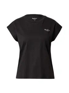 Pepe Jeans Tričko 'Bloom'  čierna / biela