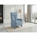 Sit & More RELAXAČNÍ KŘESLO, textil, světle modrá
