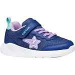 Geox J SPRINTYE G. A Dívčí volnočasová obuv, tmavě modrá, velikost