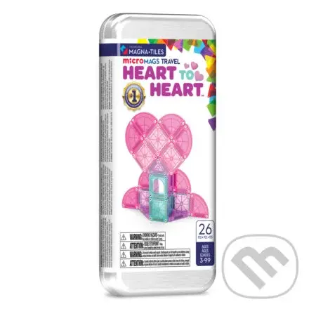 Magnetická stavebnica microMAGS Heart to Heart Travel Set 26 dielov - hra z kategorie Stavebnice