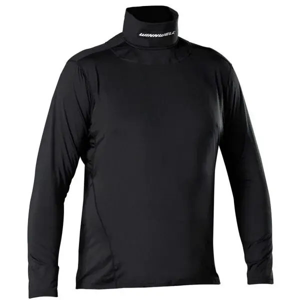 WINNWELL NECK GUARD YTH Dětské hokejové triko, černá, velikost