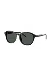 Sluneční brýle Emporio Armani pánské, černá barva, 0EA4247U