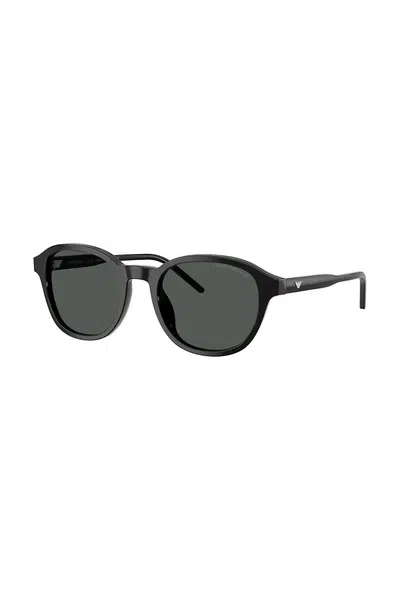 Sluneční brýle Emporio Armani pánské, černá barva, 0EA4247U