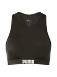 PUMA Bikinový top  čierna / biela