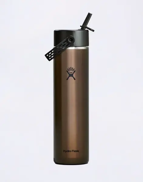 Hydro Flask Lightweight Flex Straw Bottle (710 ml) Obsidian