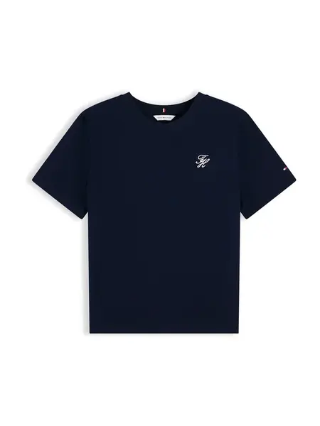 TOMMY HILFIGER Tričko  tmavomodrá