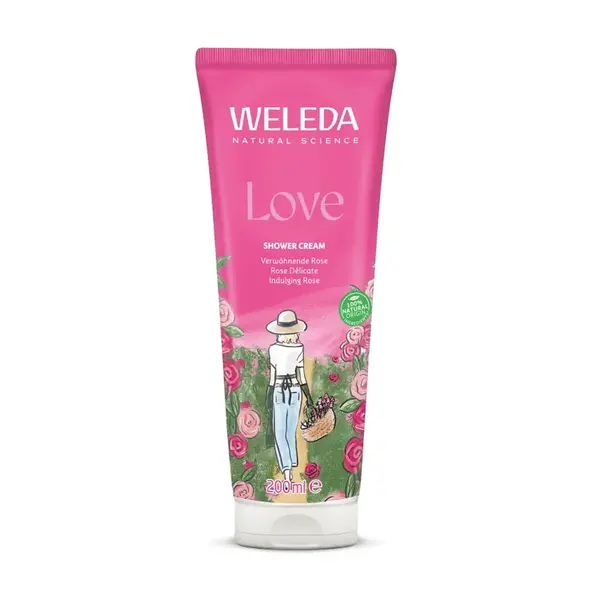 Weleda Love Růžový sprchový krém 200 ml