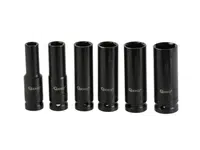 GEKO Rázové hlavice 1/2", 10-21 cm, délka 77 mm, sada 6 ks