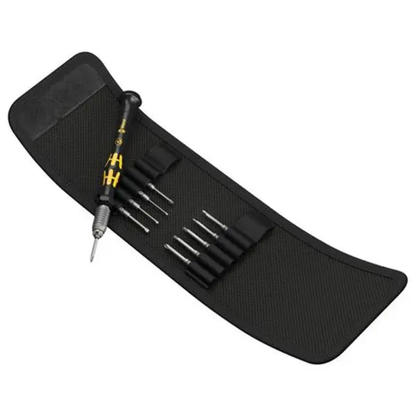 Wera 073670 Kraftform Kompakt Micro-Set ESD/11 SB. Rukojeť a výměnné bity v sadě 11 dílů