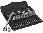Wera 004017 Sada ráčnová Zyklop Metal 8100 SA 7, 28 d. upínací část 1/4" - metrická