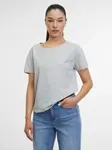 Svetlosivé dámske basic tričko ORSAY