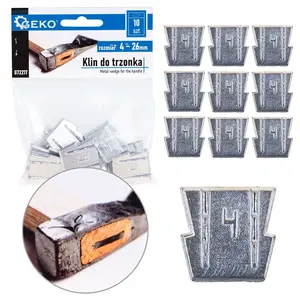 GEKO Klínky do násad - topůrek, různé velikosti, sada 10 ks Velikost: 6