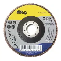 MAGG Lamelový brusný kotouč 125mm/80 - keramický Zrnitost: ZK60