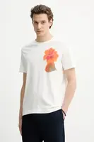 Bavlněné tričko Marc O'Polo bílá barva, 523230551190