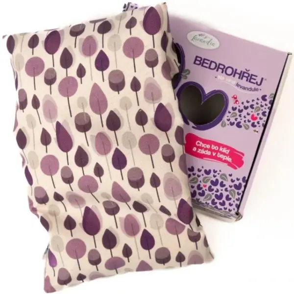 Bedrohřej - nahřívací polštářek, fialový les