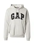 GAP Mikina 'HERITAGE'  sivá melírovaná / čierna
