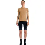 Sportful GIARA W TEE Dámské cyklistické triko, hnědá, velikost