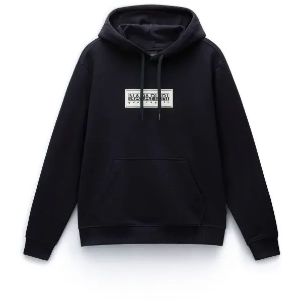 Napapijri B-BOX LOGO Pánská mikina, černá, velikost XXXL