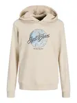 Jack & Jones Junior Mikina 'Honolulu'  béžová / svetlomodrá / čierna