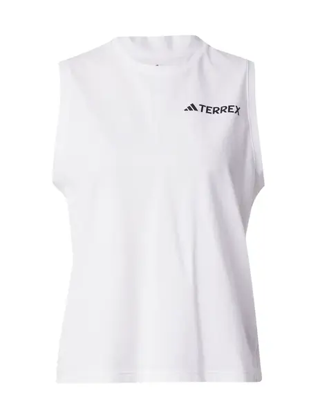 ADIDAS TERREX Športový top  čierna / biela