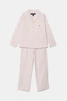Dětské bavlněné pyžamo Polo Ralph Lauren 2-pack růžová barva, 4P0198