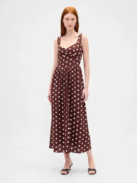 GAP Dámské maxi šaty s kapsami